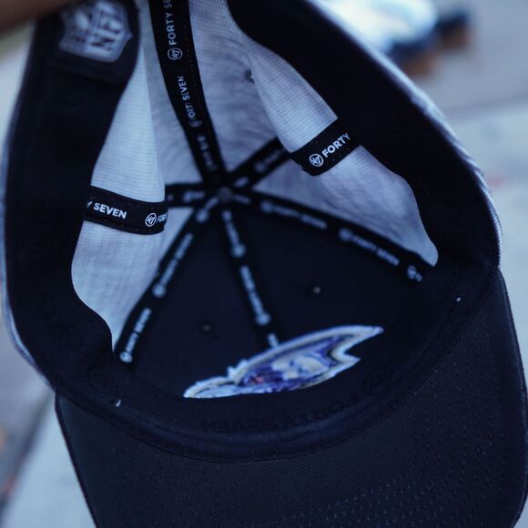 Baltimore Ravens ’47 Brand Crash Line Contender Hat Gray Black NFL Cap - Picture 8 of 12
